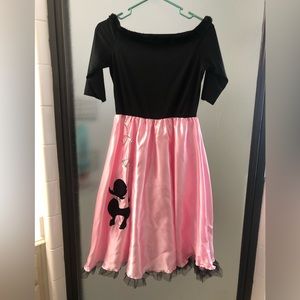 50s Girls Miss Sock Hop Costume. Child size XL
